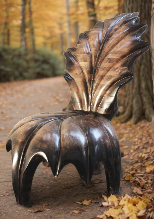 SCORCHED AUTUMN LEAF CHAIR